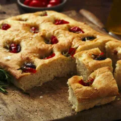 Focaccia Bread with Sweet Piquanté Peppers